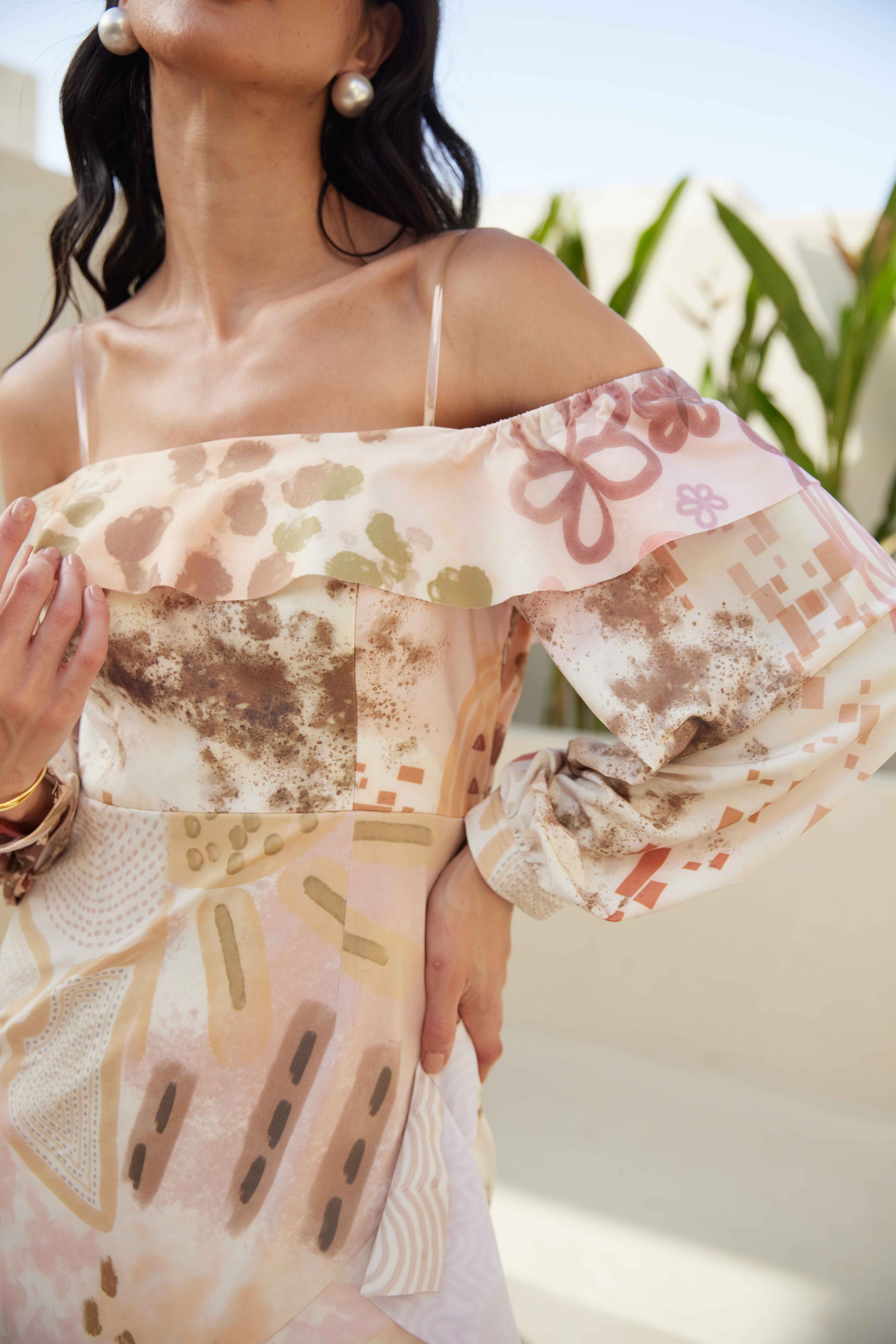 Mojave Melange Boho Dress