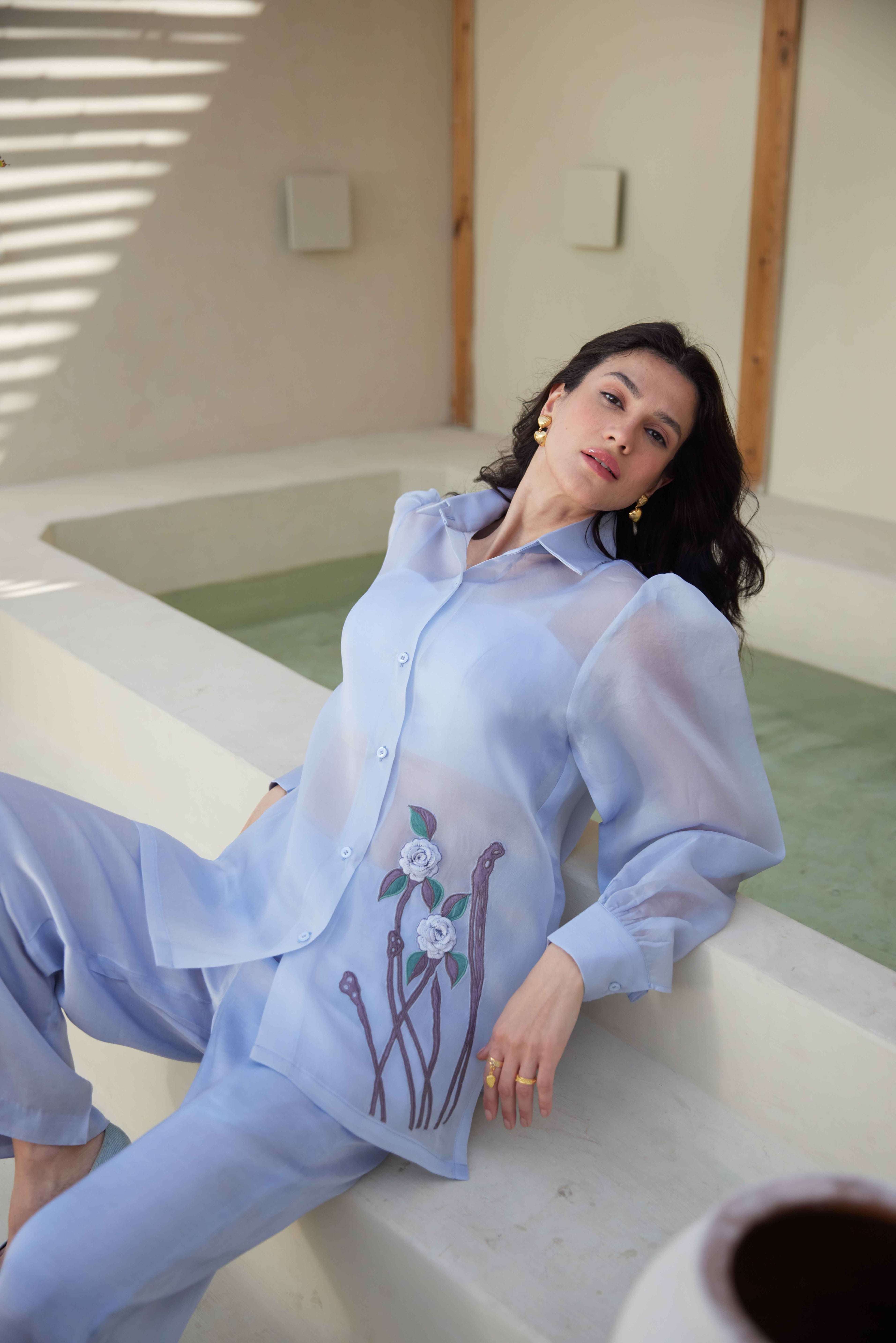 Sky Blue Serenity Co-Ord Set