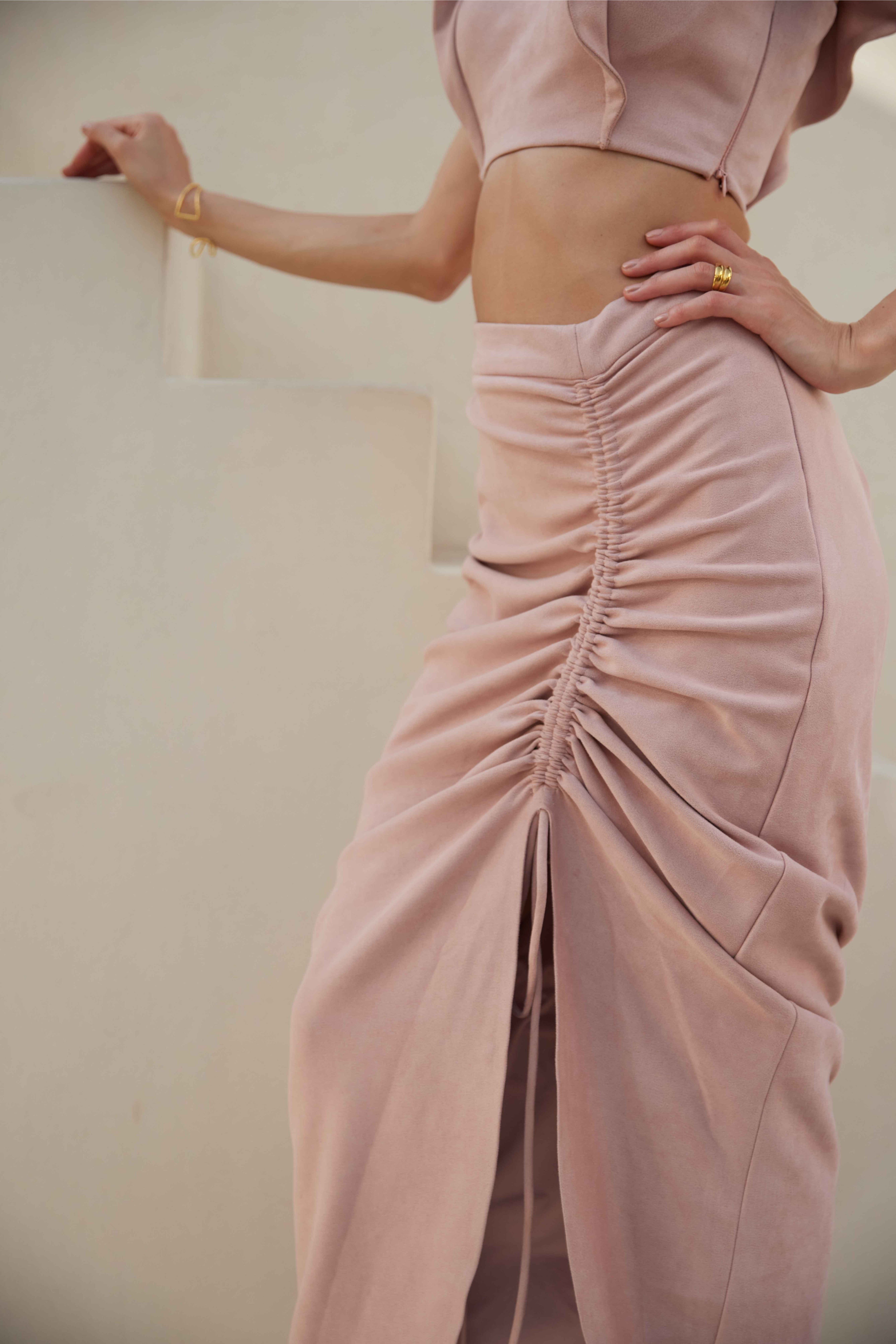 Blushing Belle Suede Set