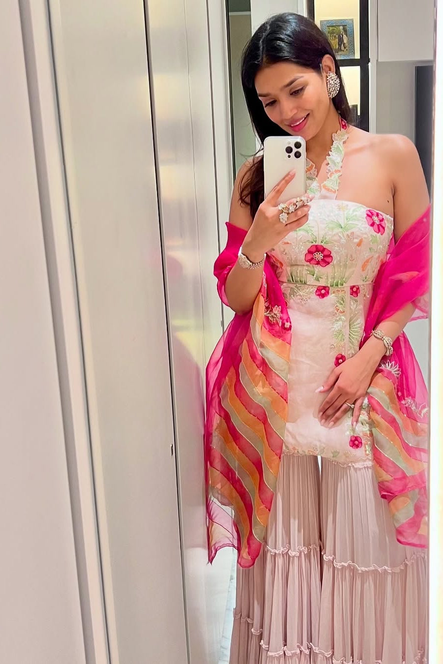 Ocean Breeze Sharara Set