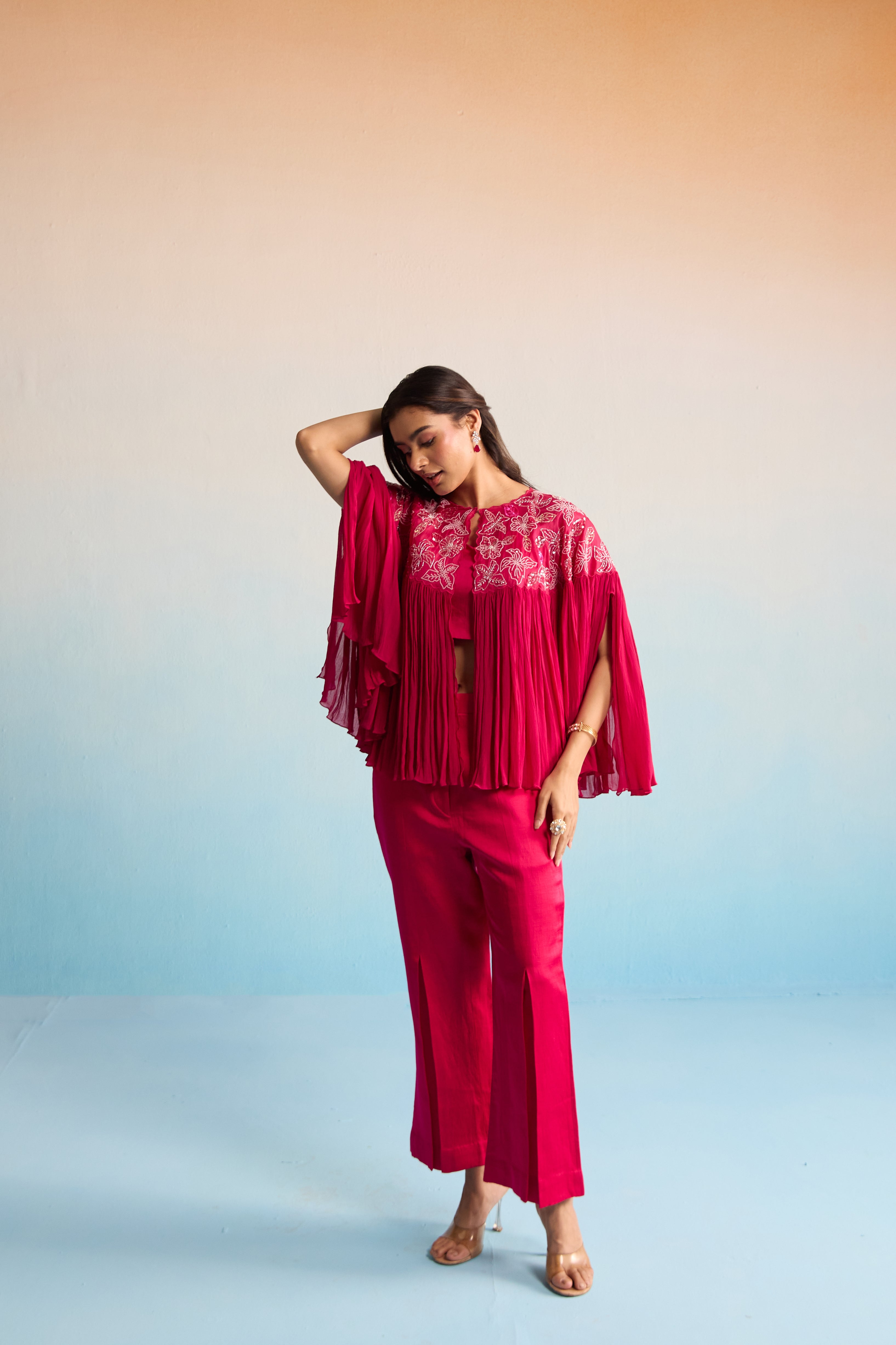 Laleh Chiffon Coord Set