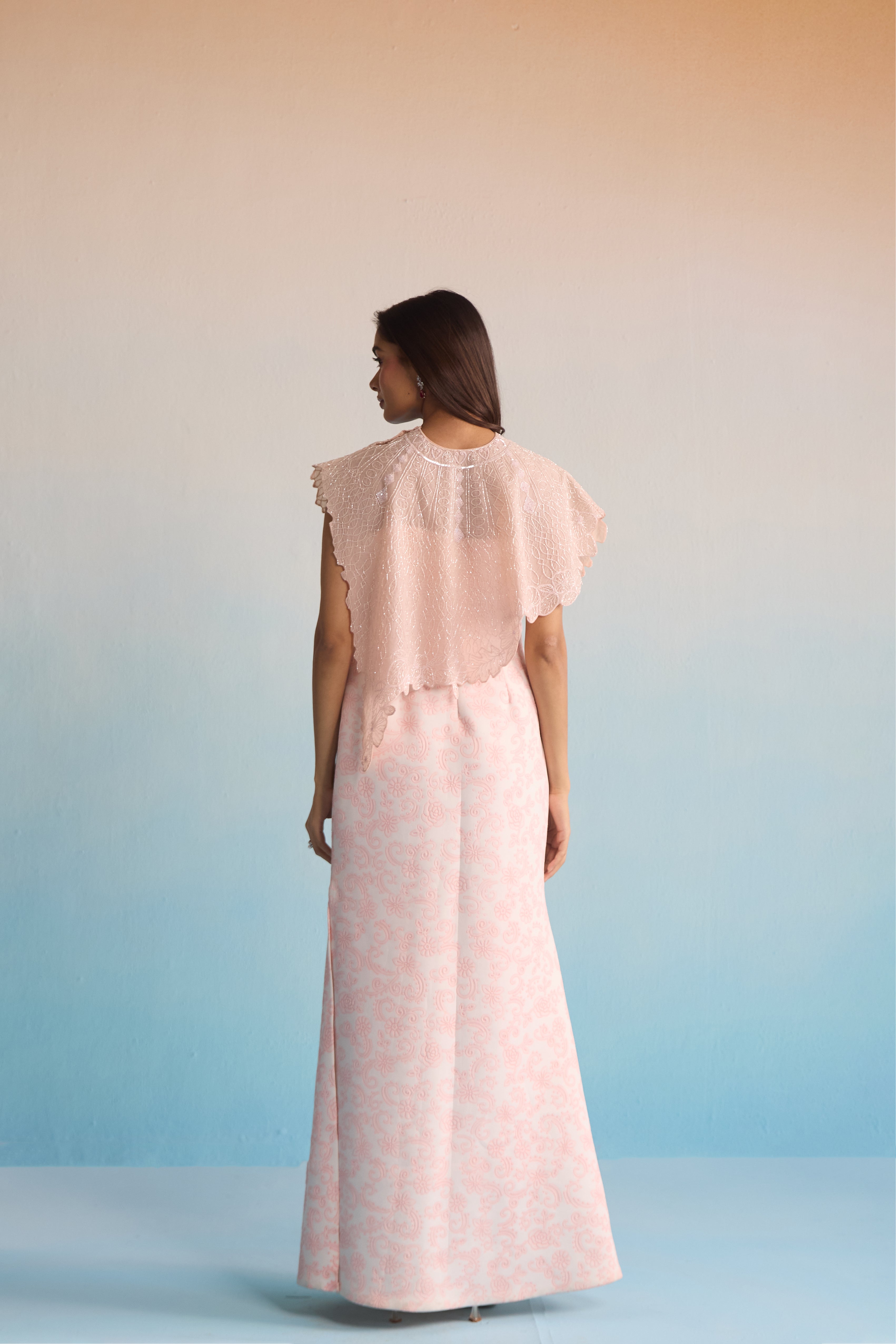 Celene Cape And Skirt Set