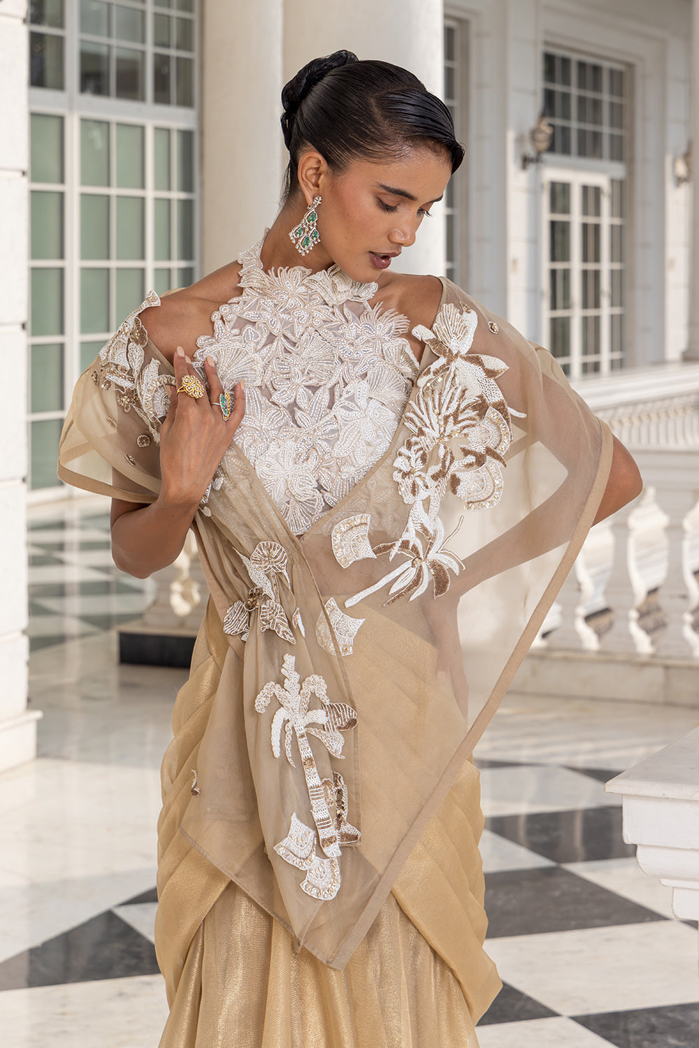 Indo Western Lehenga Set