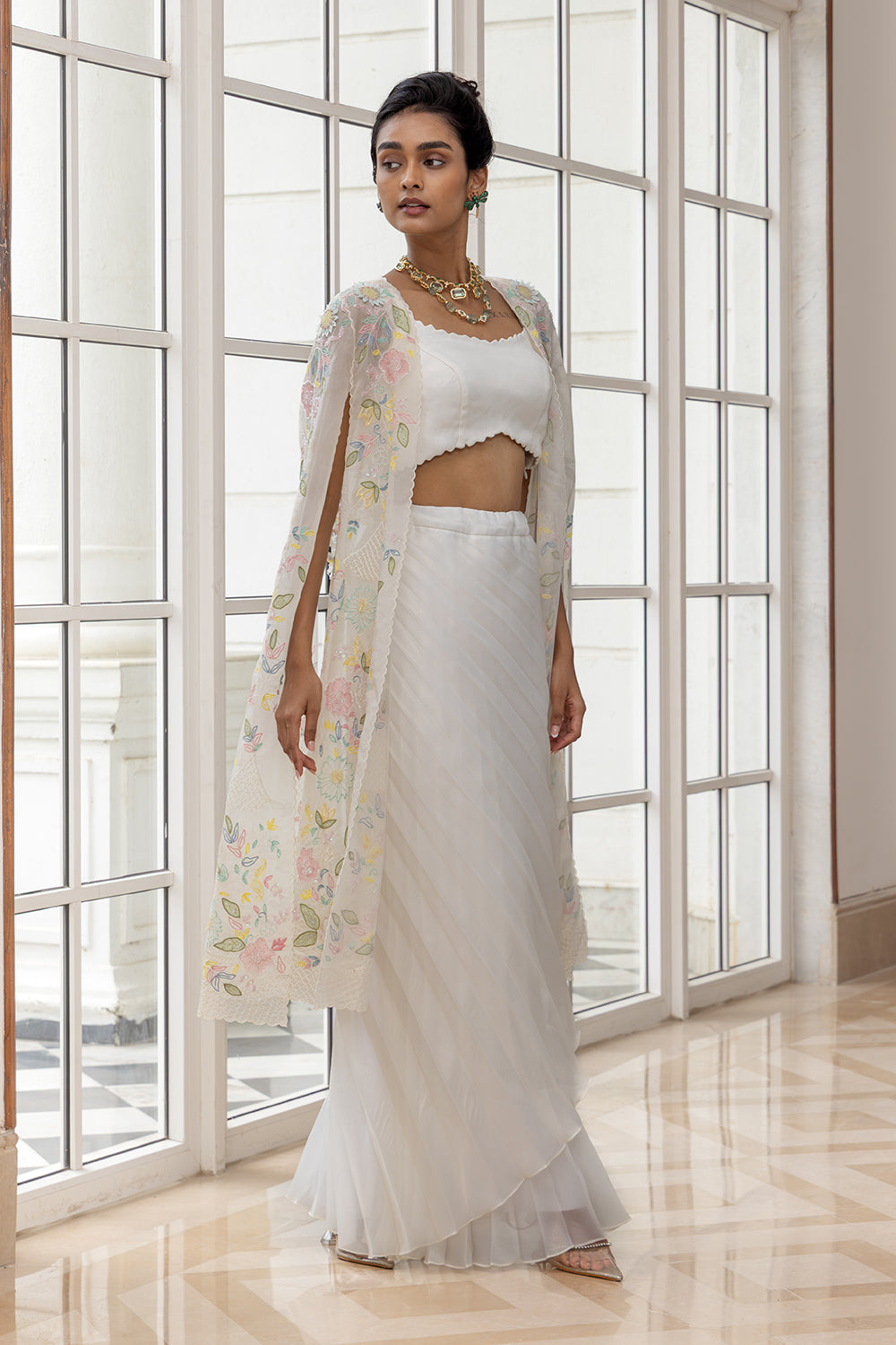 Indo-western Skirt Set