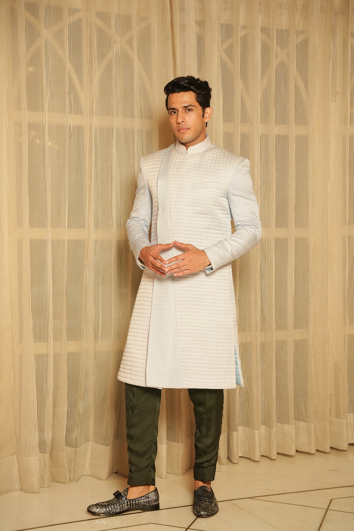 Zaar Blue Sherwani