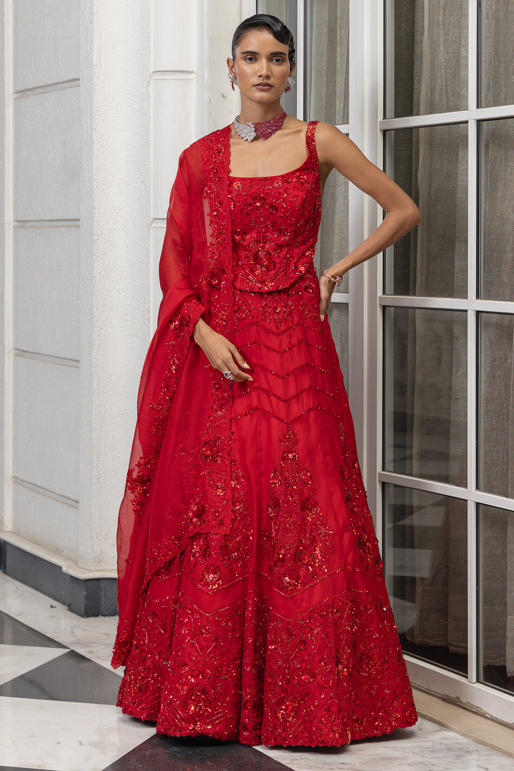 Corset Lehenga Set