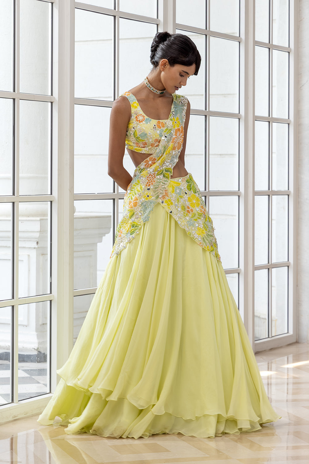 Double Layered Lehenga Set