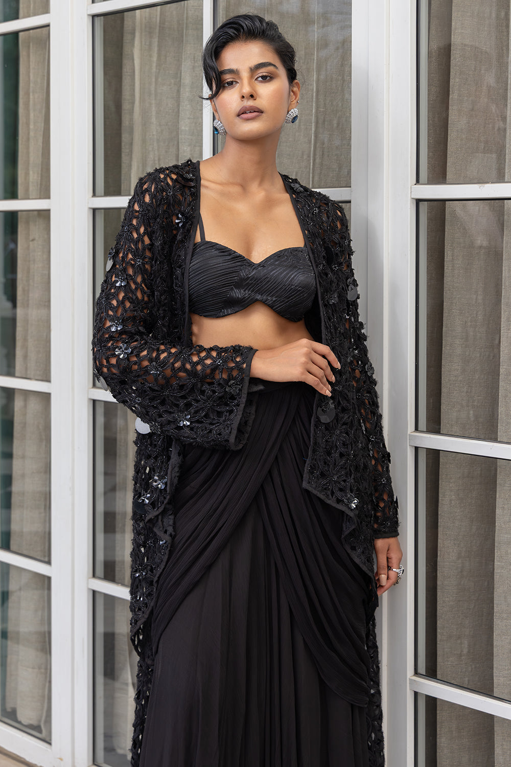 Fusion Drape Skirt Set