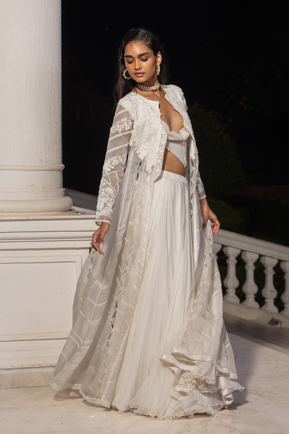 Fusion Lehenga Set