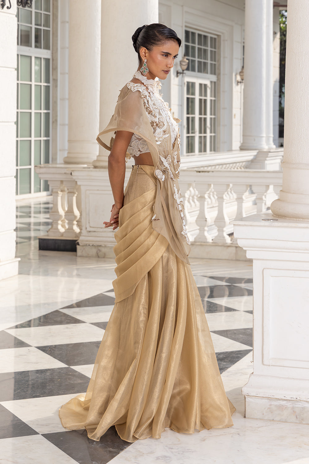 Indo Western Lehenga Set