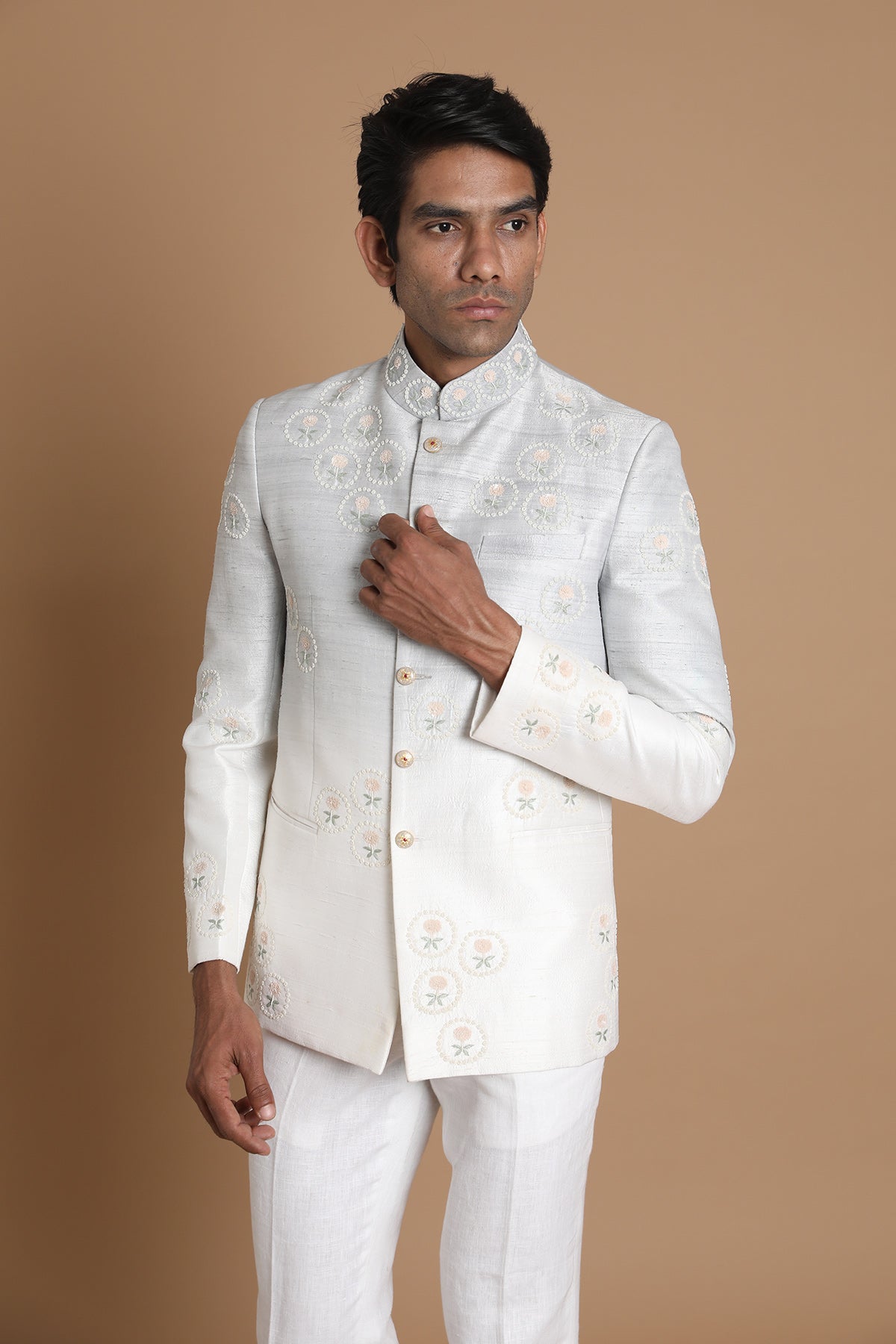 Silk Embroidered Jacket