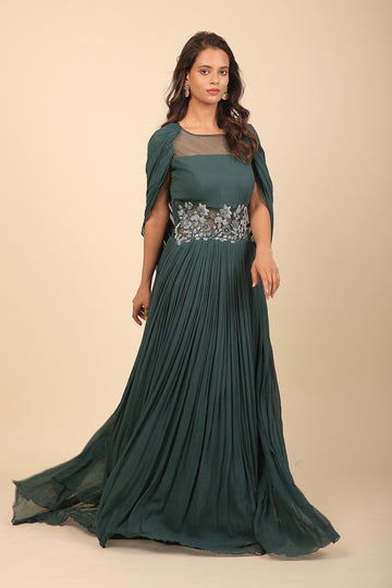 The Bottle Green Gown